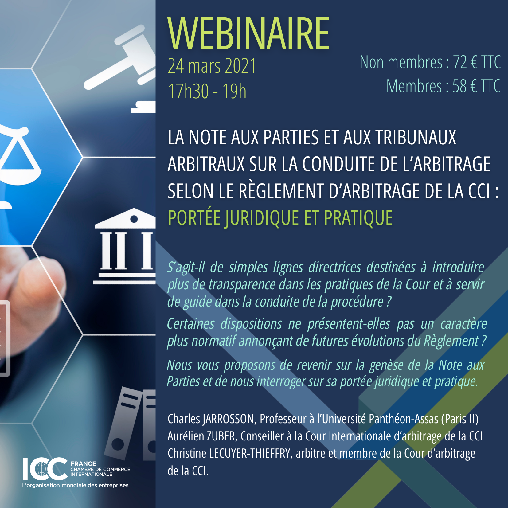 La Note aux Parties et aux Tribunaux arbitraux sur la conduite de l ...
