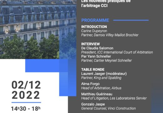 ICC France organise la première édition de sa Conférence Annuelle Arbitrage